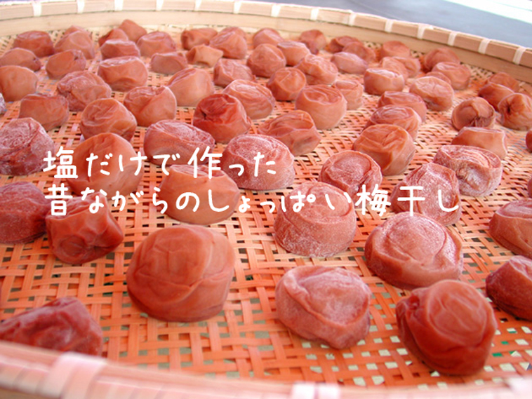 田舎梅干し天日干し